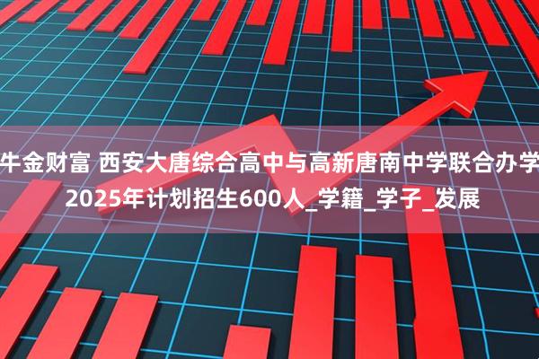 牛金财富 西安大唐综合高中与高新唐南中学联合办学 2025年计划招生600人_学籍_学子_发展