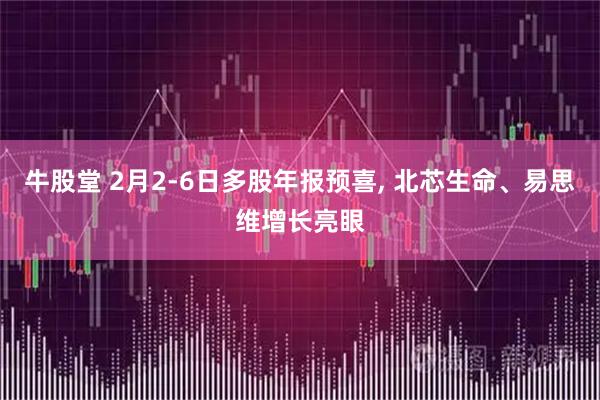 牛股堂 2月2-6日多股年报预喜, 北芯生命、易思维增长亮眼